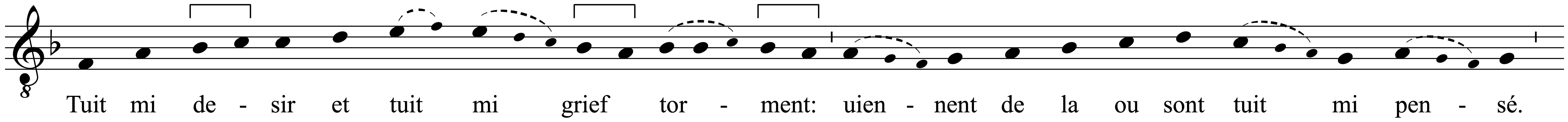 Work musical notation